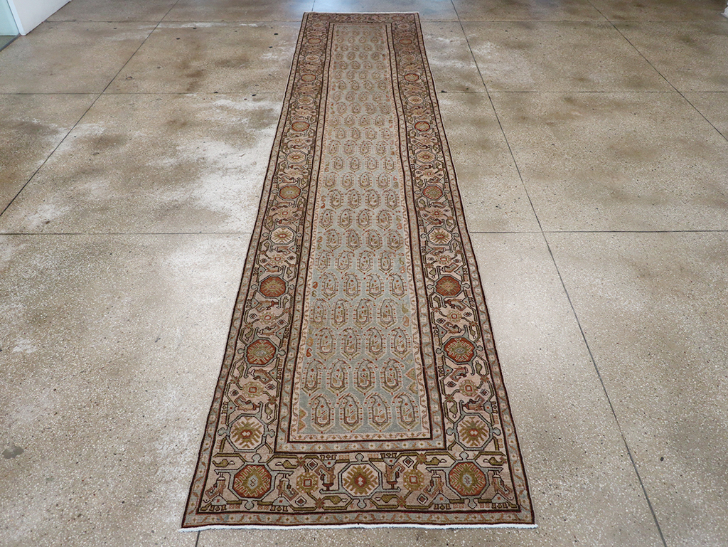 Vintage Persian Malayer Long Runner, No.32865 - Gss