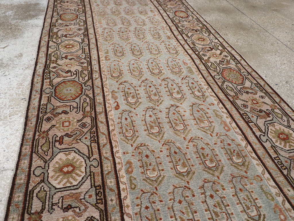 Vintage Persian Malayer Long Runner, No.32865 - Gss
