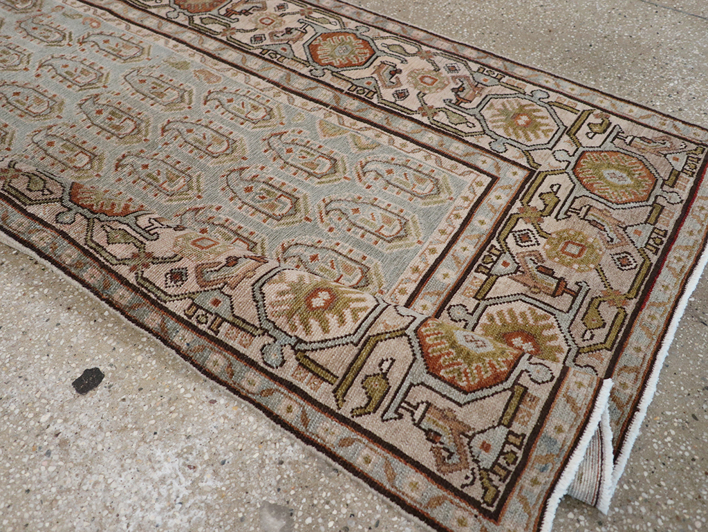Vintage Persian Malayer Long Runner, No.32865 - Gss
