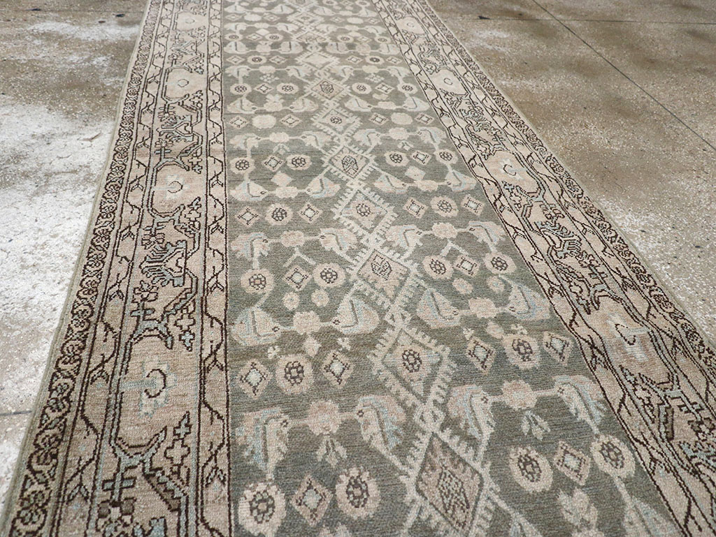 Vintage Persian Malayer Runner, No.32866 - Gss