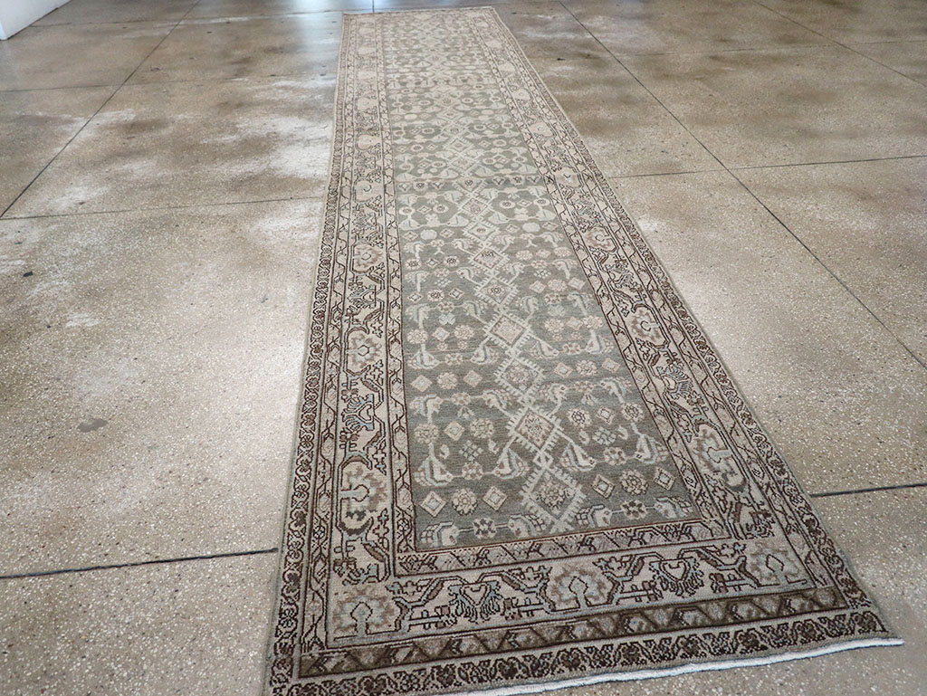 Vintage Persian Malayer Runner, No.32866 - Gss