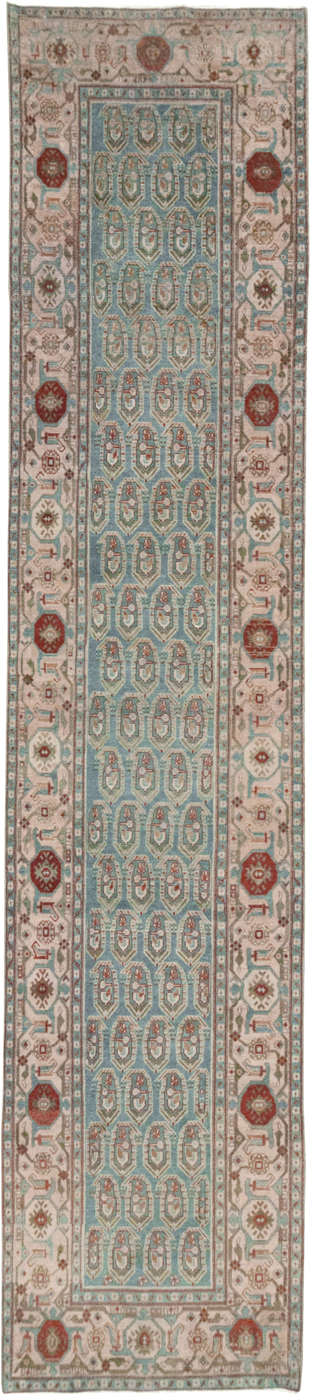 Vintage Persian Malayer Long Runner, No.32867 - Gss