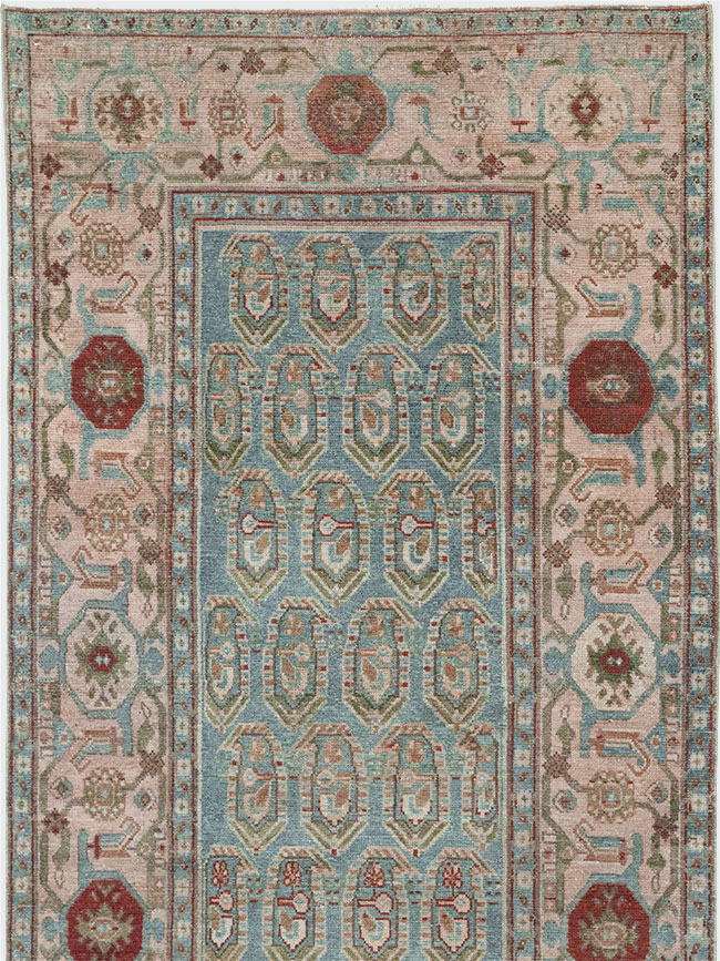 Vintage Persian Malayer Long Runner, No.32867 - Gss
