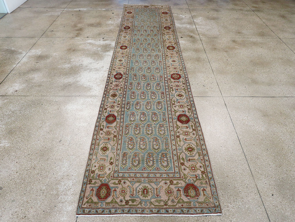 Vintage Persian Malayer Long Runner, No.32867 - Gss