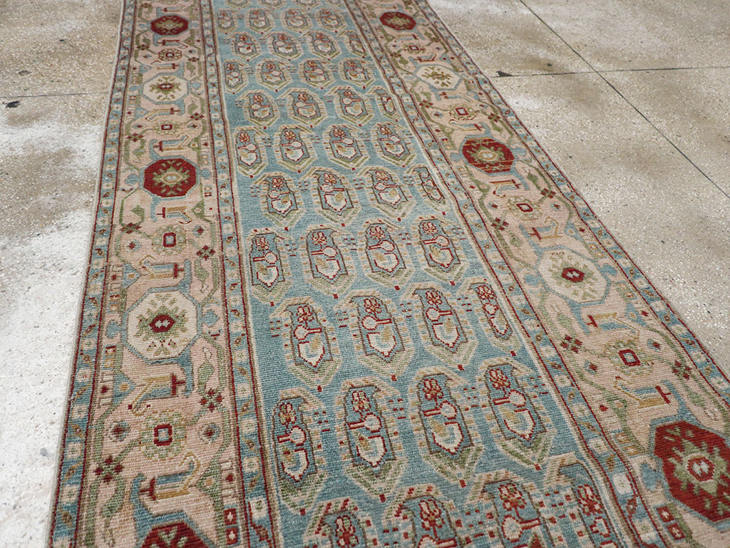 Vintage Persian Malayer Long Runner, No.32867 - Gss