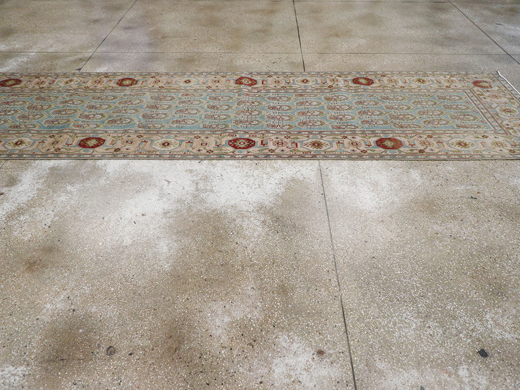 Vintage Persian Malayer Long Runner, No.32867 - Gss