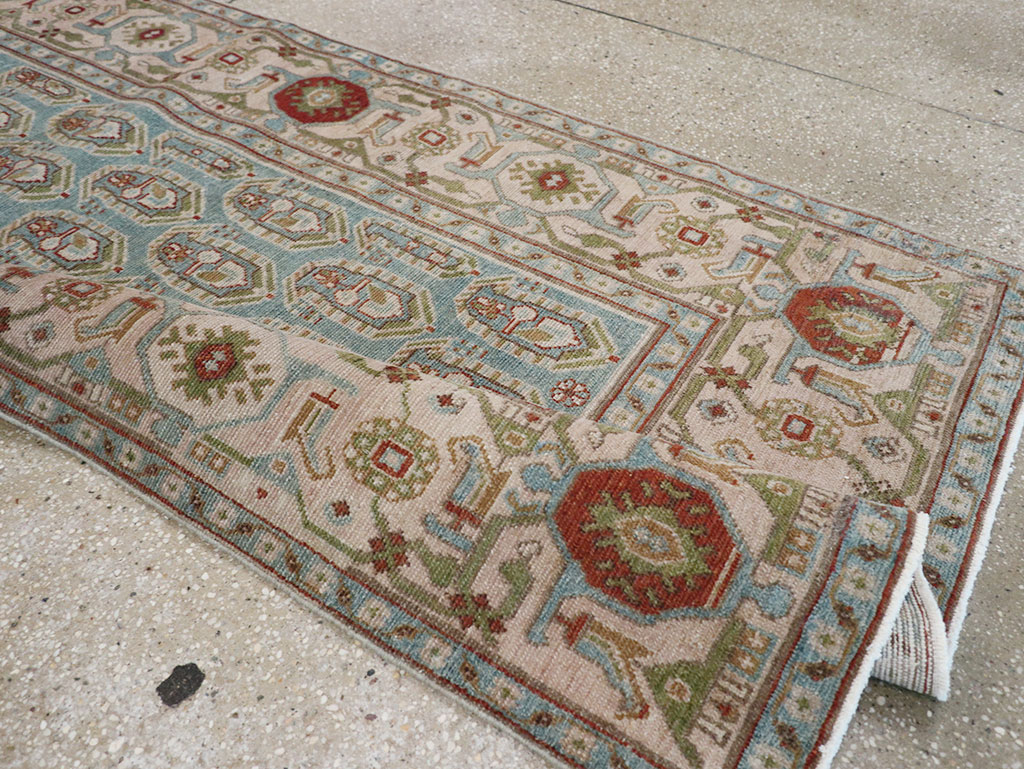 Vintage Persian Malayer Long Runner, No.32867 - Gss
