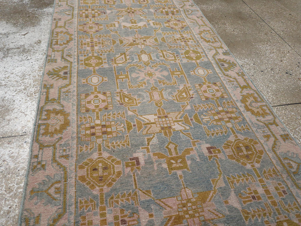 Vintage Persian Malayer Long Runner, No.32868 - Gss
