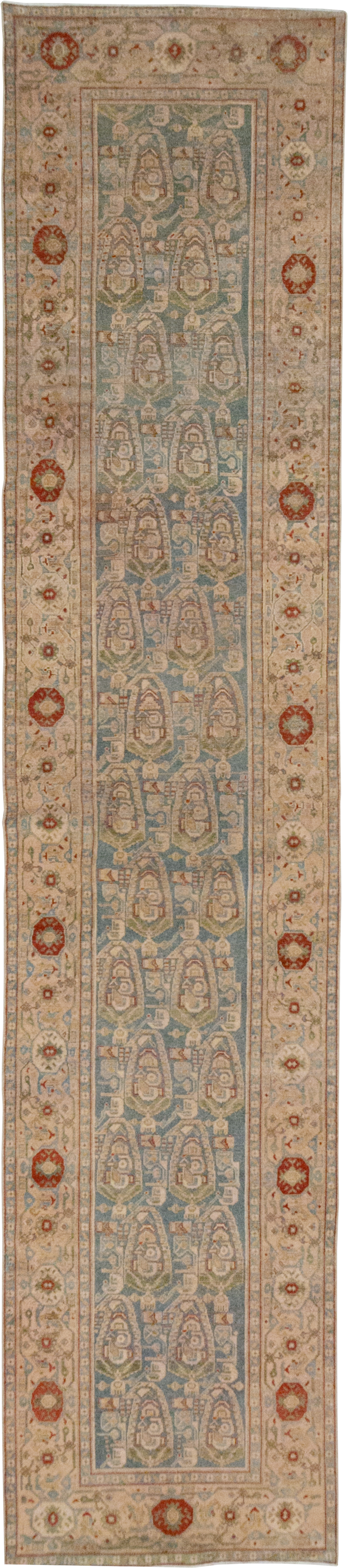 Vintage Persian Malayer Long Runner, No.32877 - Gss