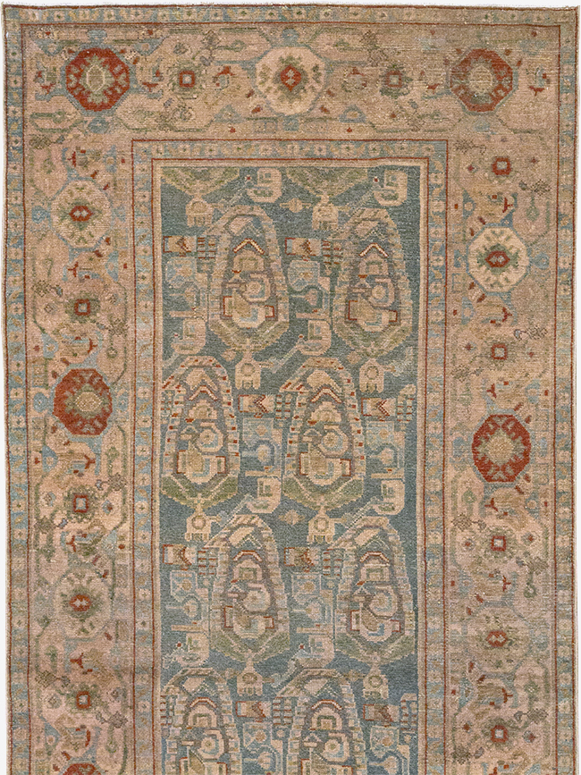 Vintage Persian Malayer Long Runner, No.32877 - Gss