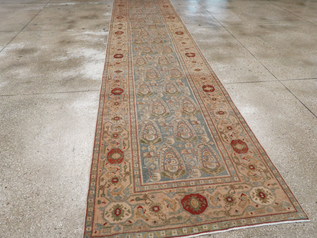 Vintage Persian Malayer Long Runner, No.32877 - Gss