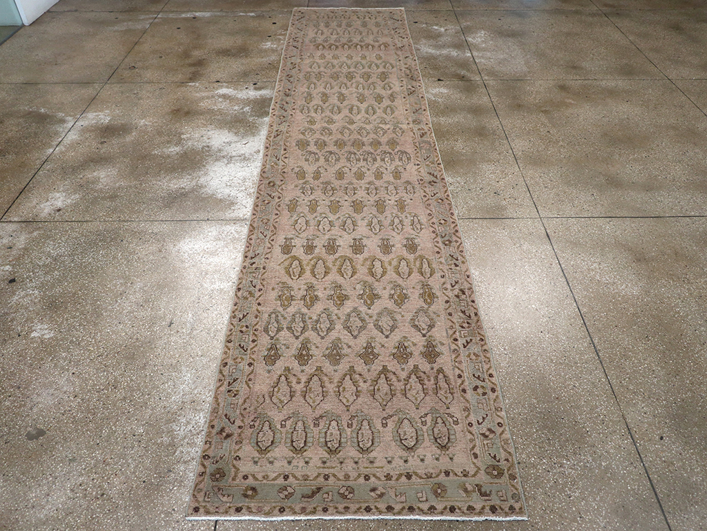 Vintage Persian Malayer Long Runner, No.32879 - Gss