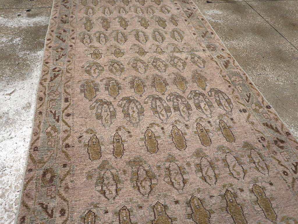 Vintage Persian Malayer Long Runner, No.32879 - Gss