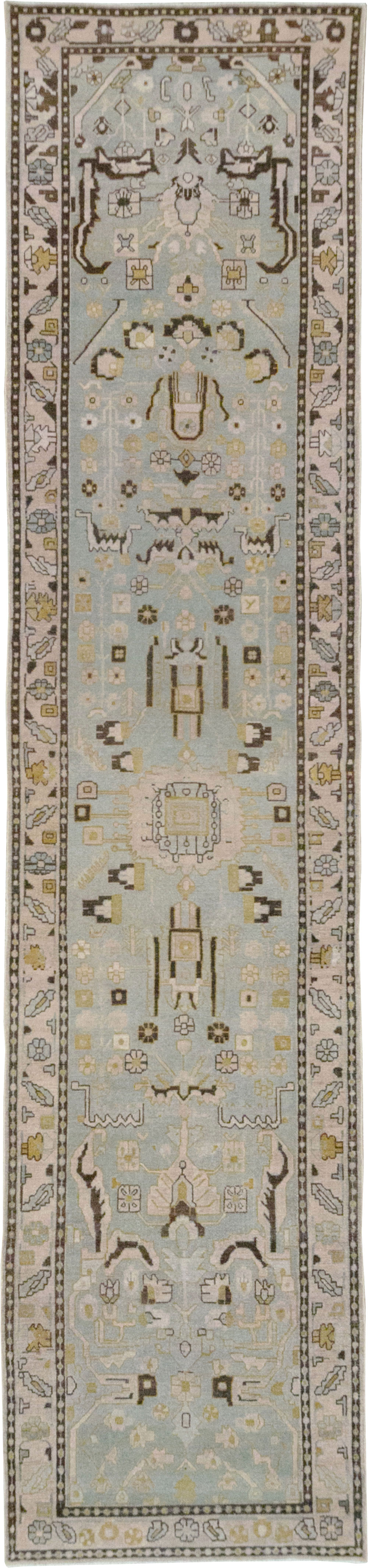 Vintage Persian Malayer Long Runner, No.32880 - Gss