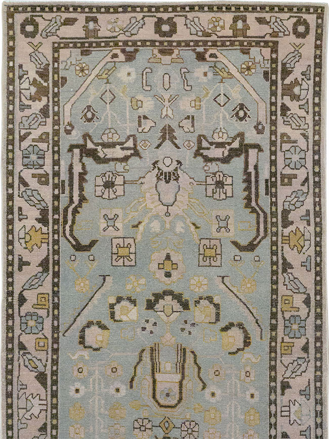 Vintage Persian Malayer Long Runner, No.32880 - Gss