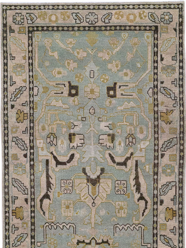 Vintage Persian Malayer Long Runner, No.32880 - Gss