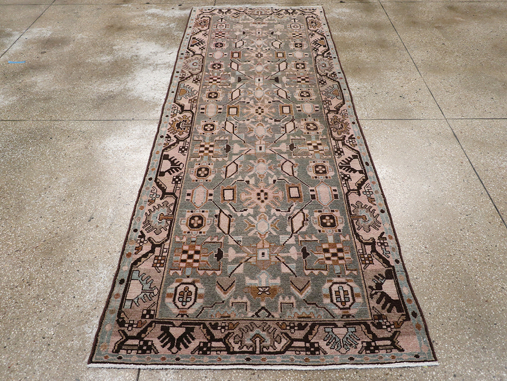 Vintage Persian Malayer Runner, No.32882 - Gss