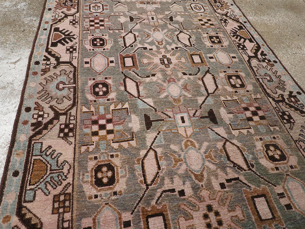 Vintage Persian Malayer Runner, No.32882 - Gss