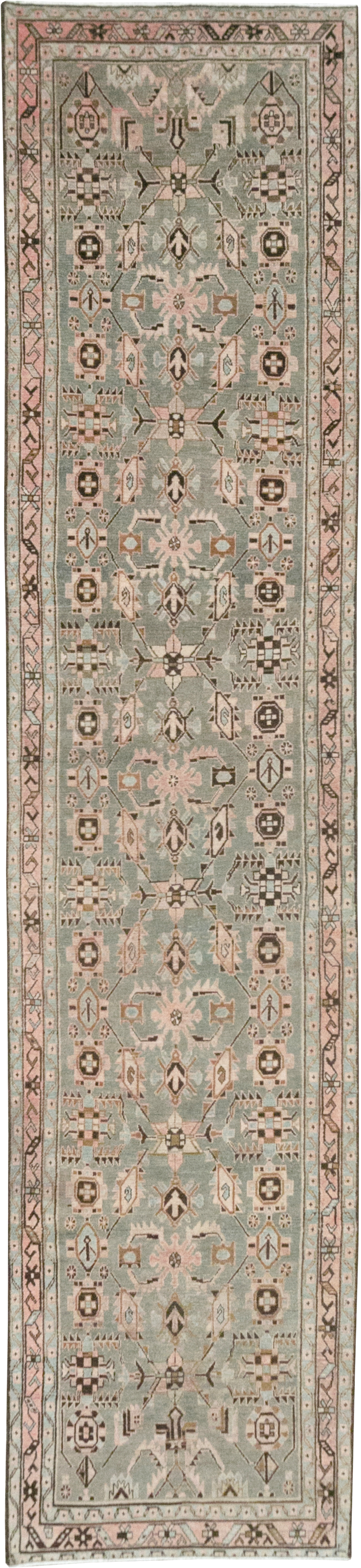 Vintage Persian Malayer Long Runner, No.32883 - Gss