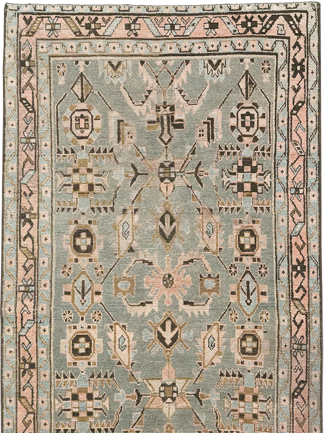 Vintage Persian Malayer Long Runner, No.32883 - Gss