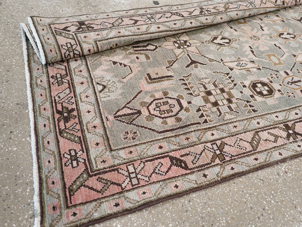 Vintage Persian Malayer Long Runner, No.32883 - Gss