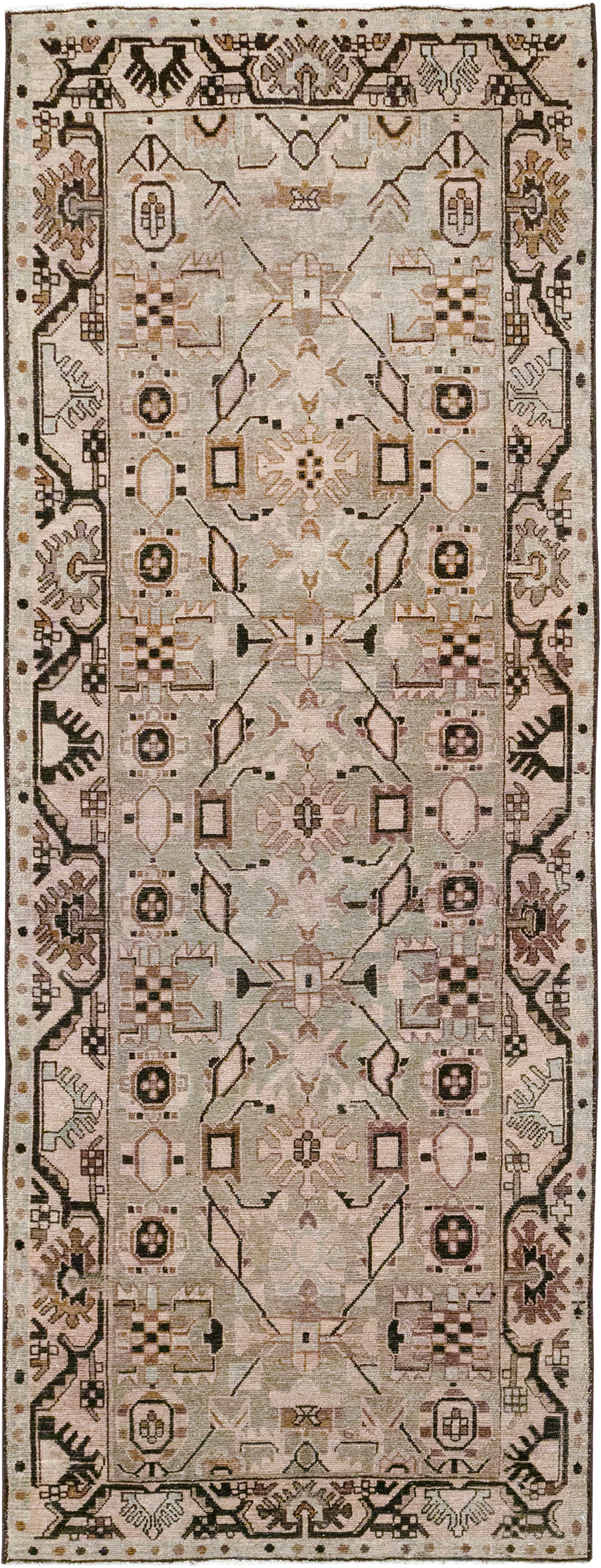 Vintage Persian Malayer Runner, No.32885 - Gss