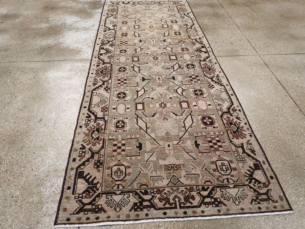 Vintage Persian Malayer Runner, No.32885 - Gss