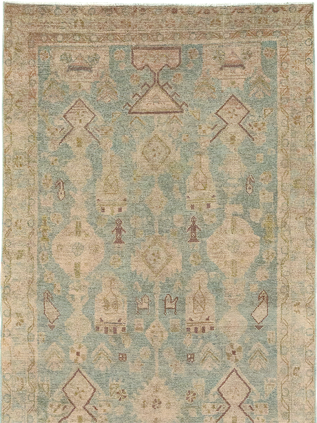 Vintage Persian Malayer Runner, No.32887 - Gss