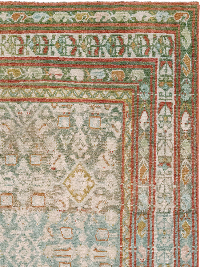Antique Persian Malayer Accent Rug, No.32890 - Gss