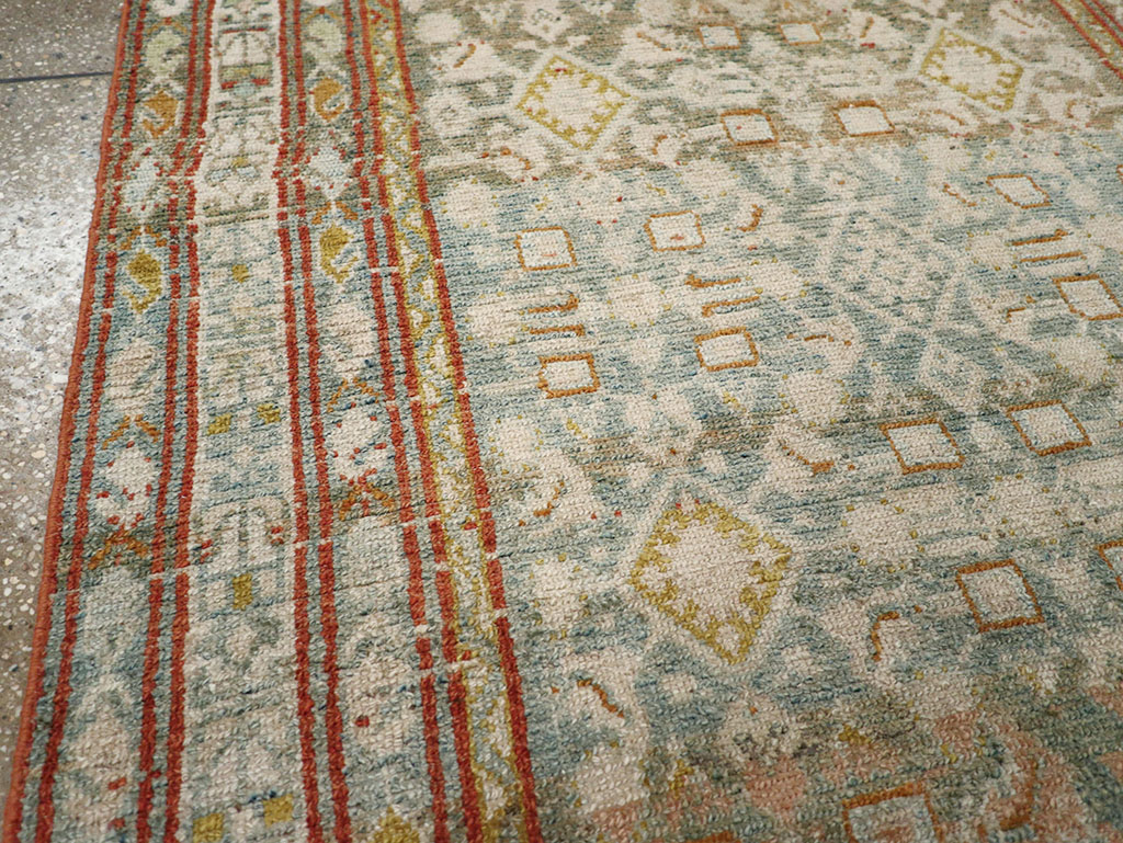 Antique Persian Malayer Accent Rug, No.32890 - Gss