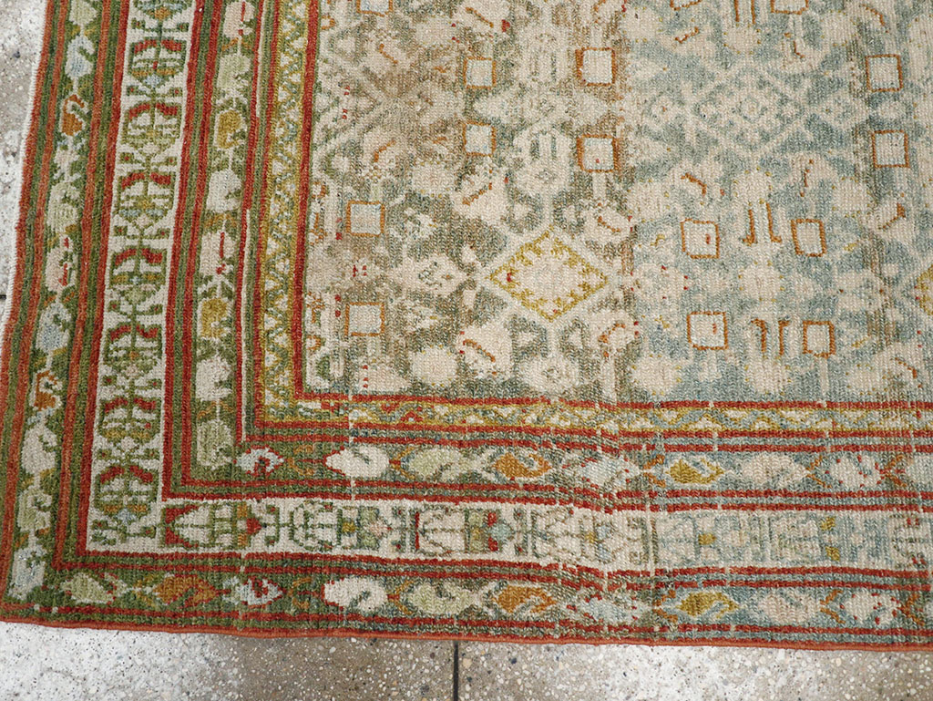 Antique Persian Malayer Accent Rug, No.32890 - Gss