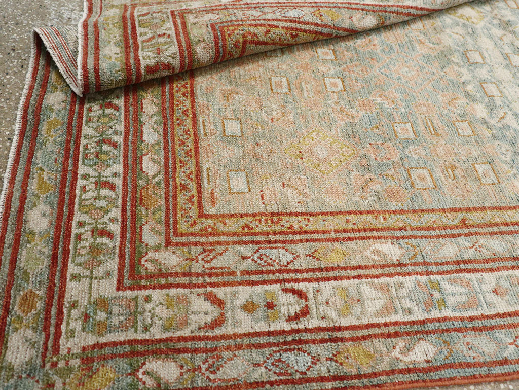 Antique Persian Malayer Accent Rug, No.32890 - Gss