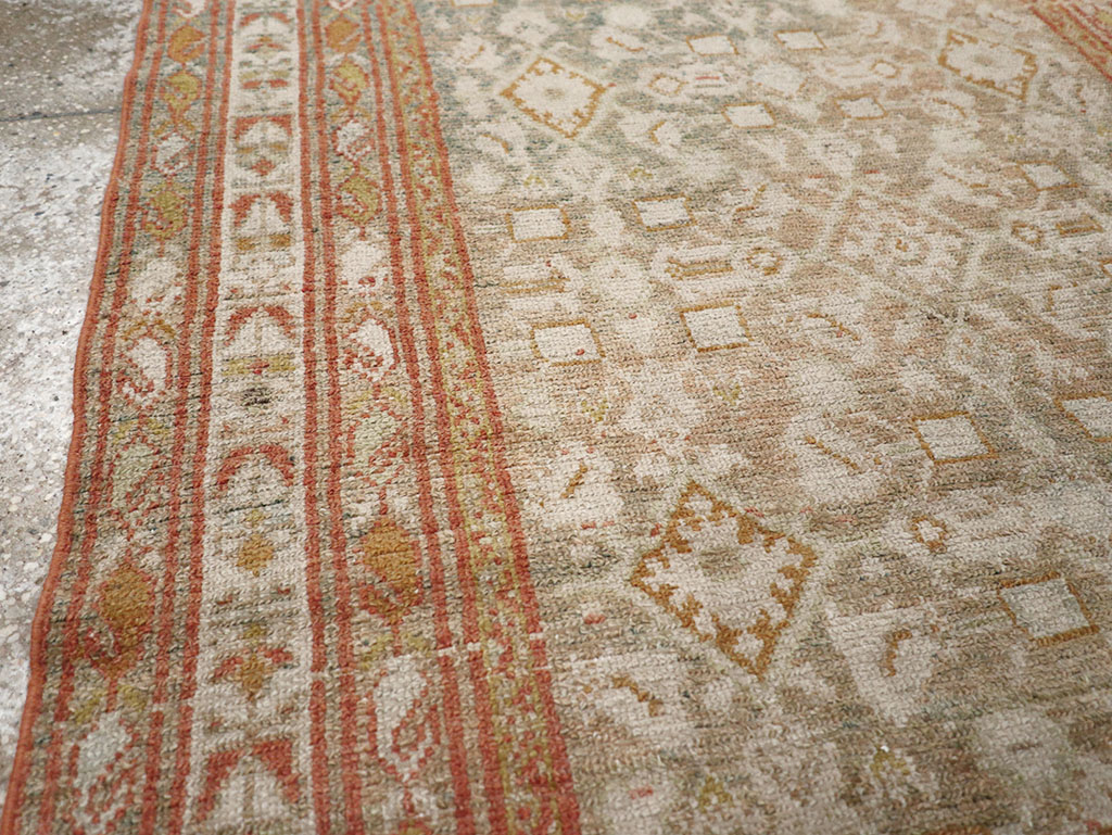 Antique Persian Malayer Accent Rug, No.32891 - Gss