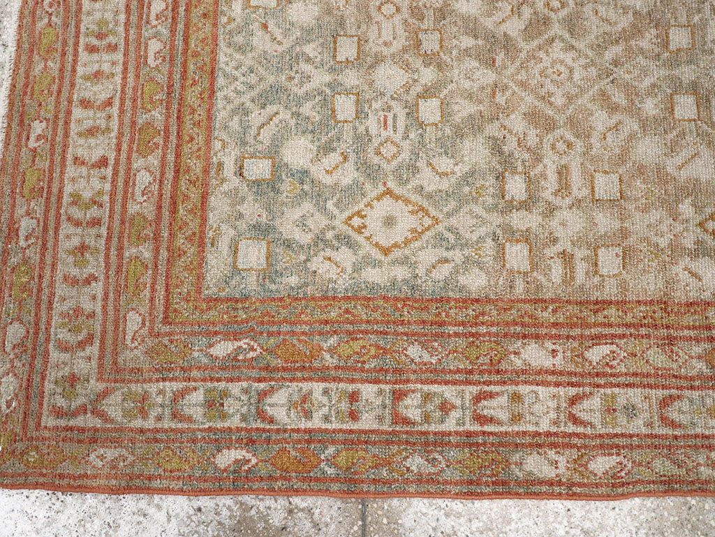 Antique Persian Malayer Accent Rug, No.32891 - Gss