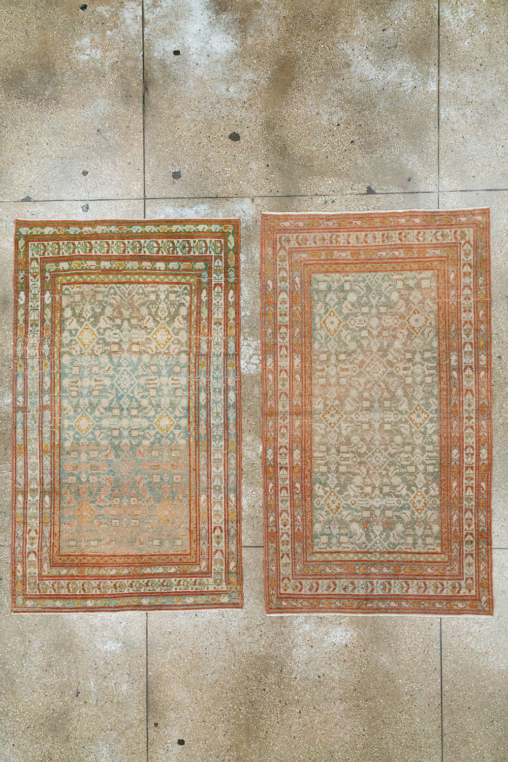 Antique Persian Malayer Accent Rug, No.32891 - Gss