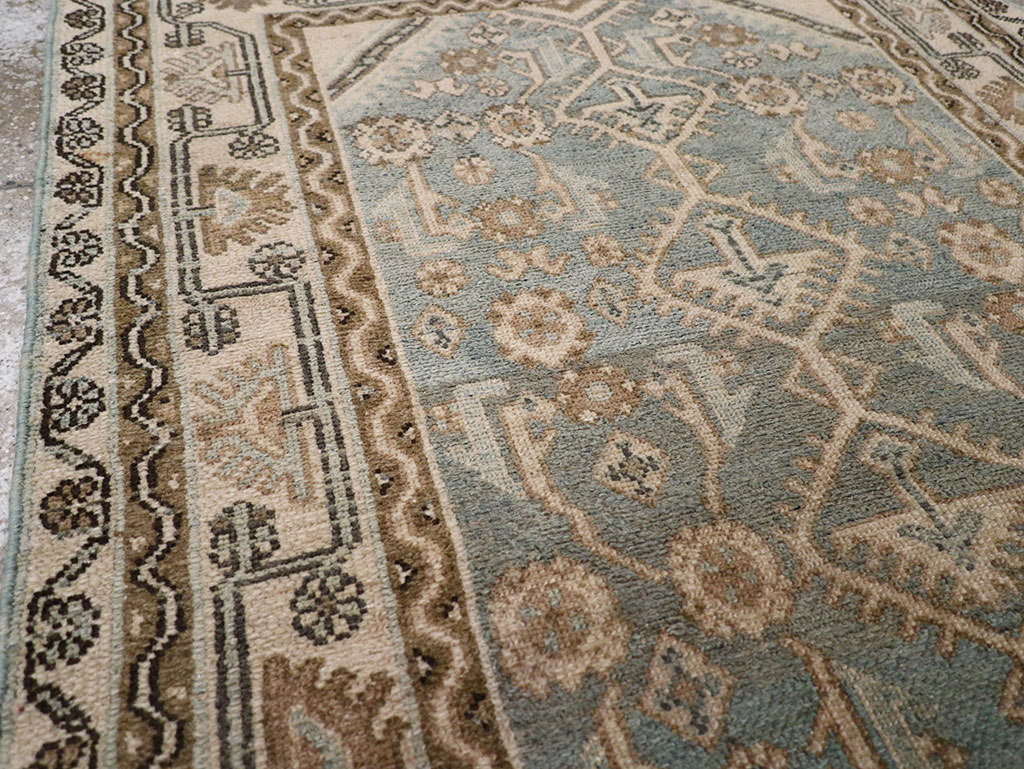 Vintage Persian Malayer Throw Rug, No.32892 - Gss