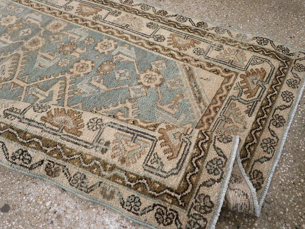 Vintage Persian Malayer Throw Rug, No.32892 - Gss