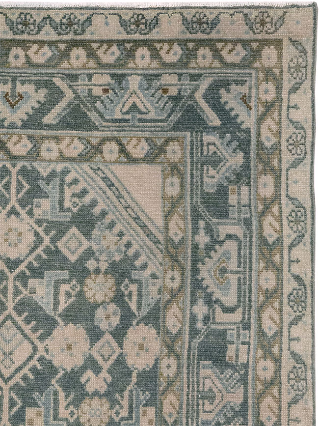 Vintage Persian Malayer Throw Rug, No.32894 - Gss