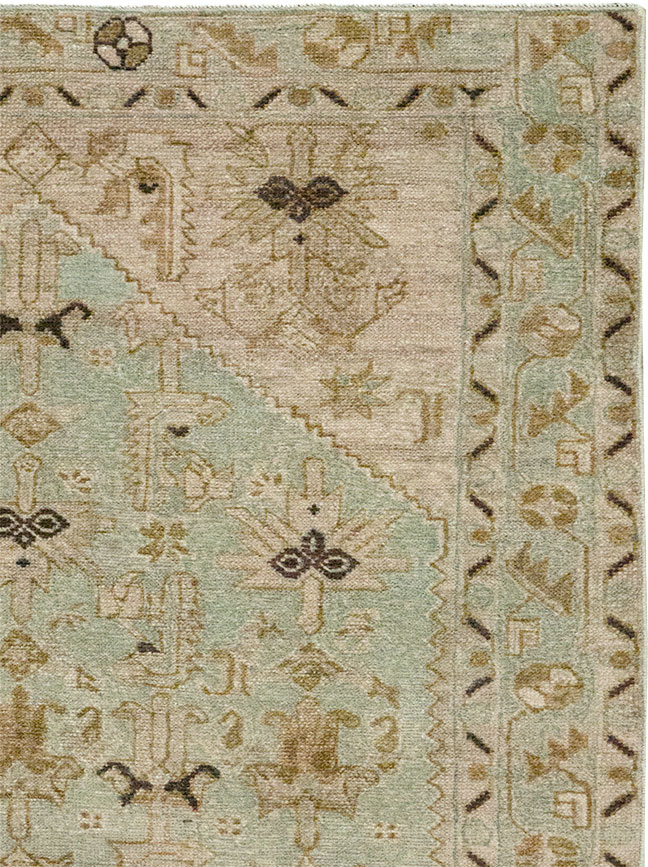 Vintage Persian Malayer Throw Rug, No.32895 - Gss