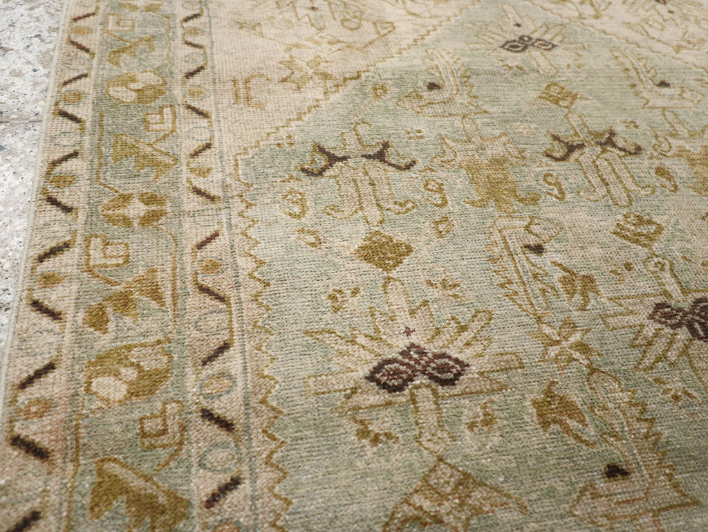 Vintage Persian Malayer Throw Rug, No.32895 - Gss