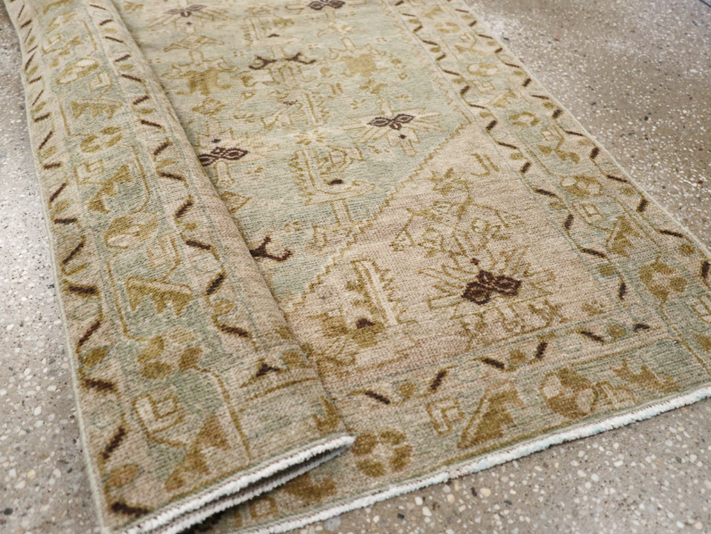 Vintage Persian Malayer Throw Rug, No.32895 - Gss