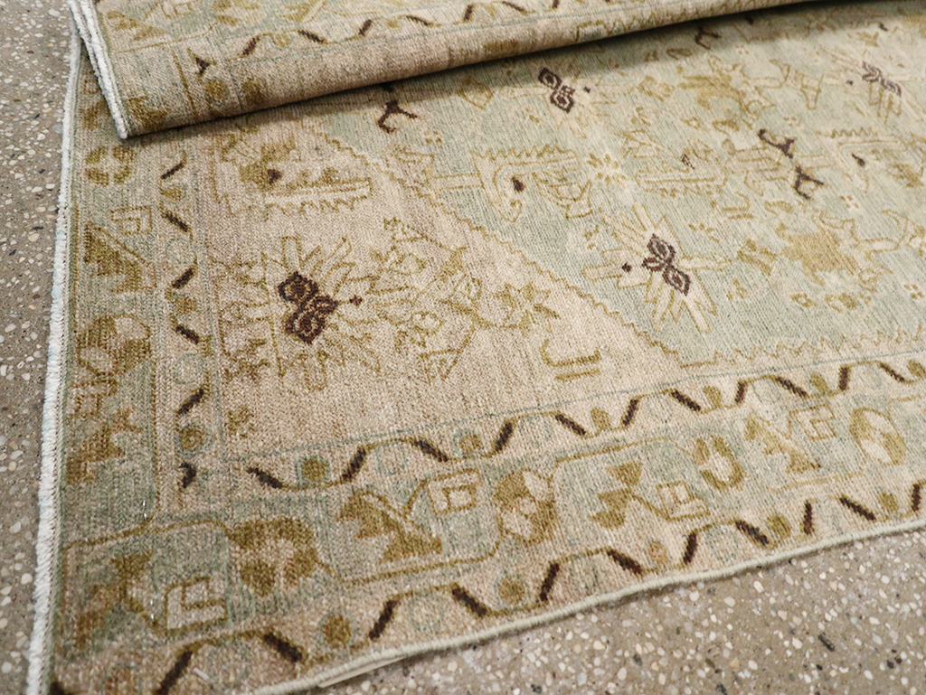 Vintage Persian Malayer Throw Rug, No.32895 - Gss