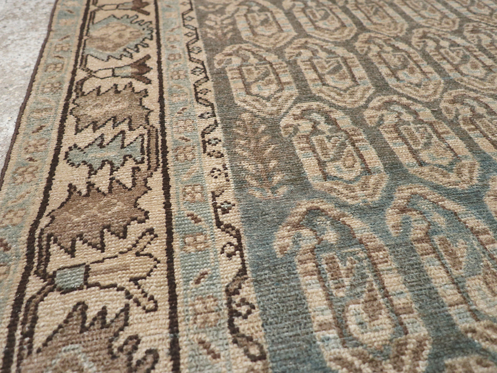 Vintage Persian Malayer Throw Rug, No.32896 - Gss