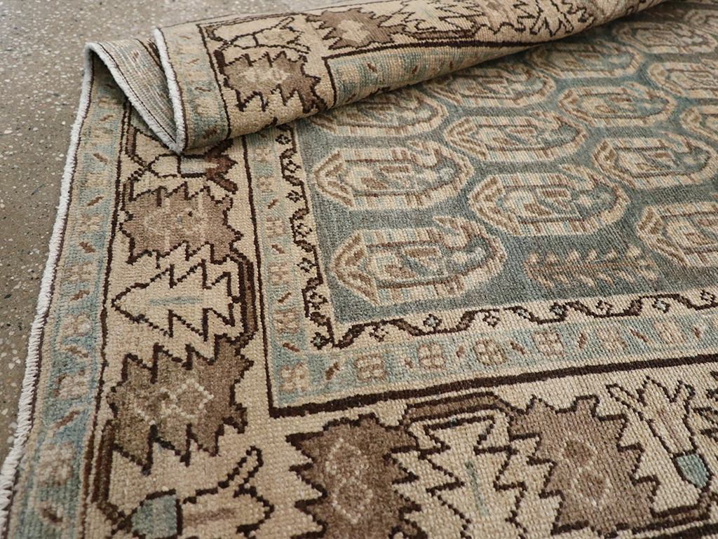 Vintage Persian Malayer Throw Rug, No.32896 - Gss