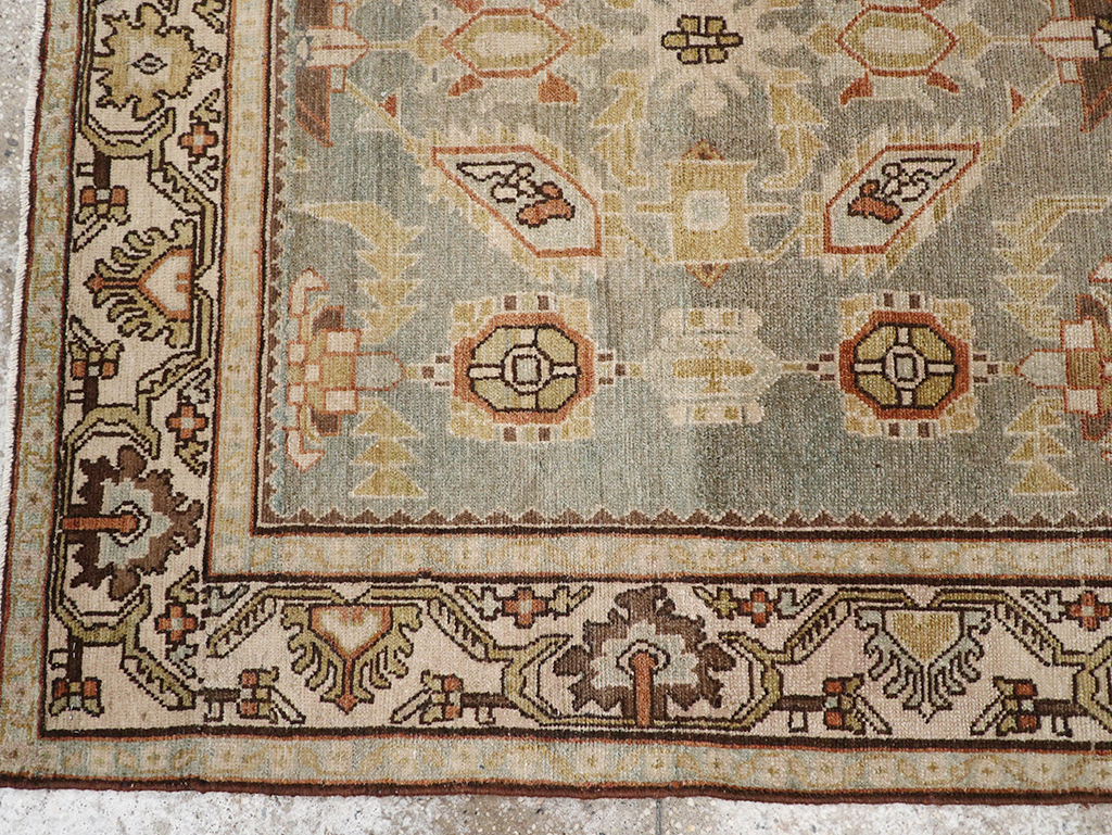 Vintage Persian Malayer Throw Rug, No.32897 - Gss