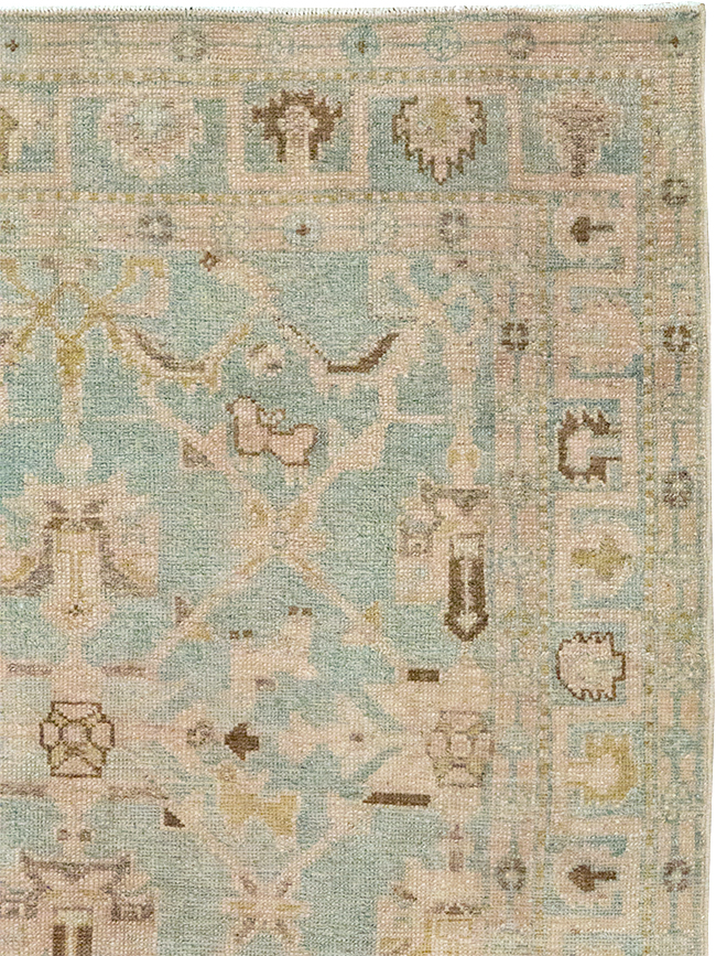 Vintage Persian Malayer Throw Rug, No.32899 - Gss