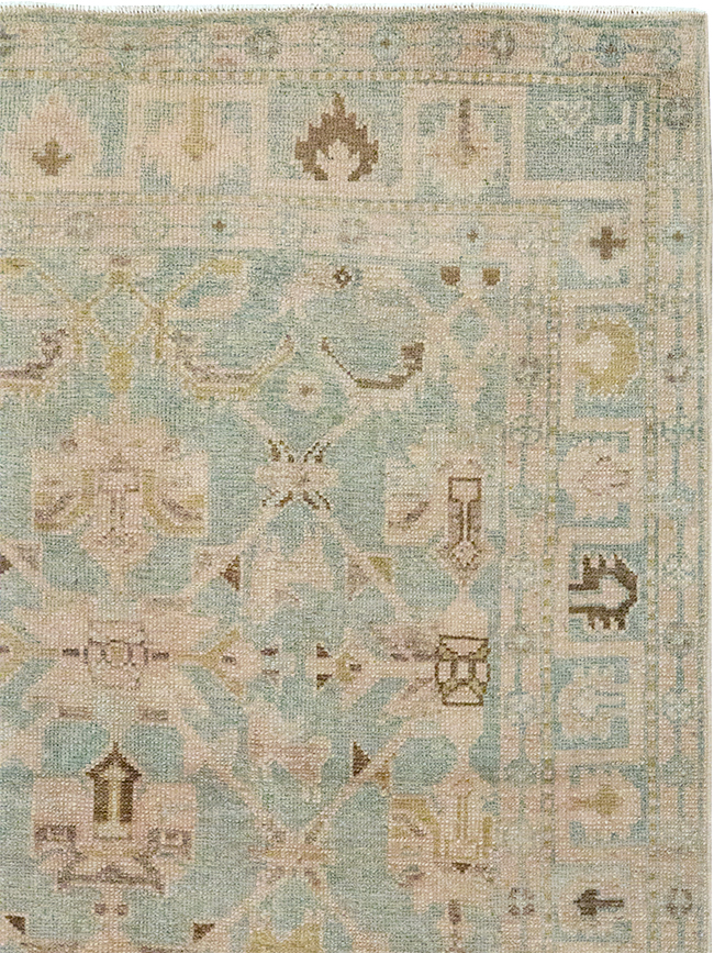 Vintage Persian Malayer Throw Rug, No.32899 - Gss