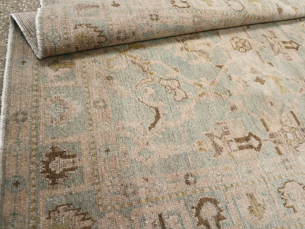 Vintage Persian Malayer Throw Rug, No.32899 - Gss