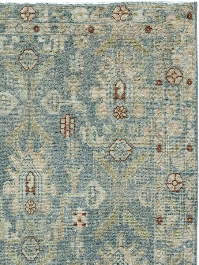 Vintage Persian Malayer Throw Rug, No.32900 - Gss