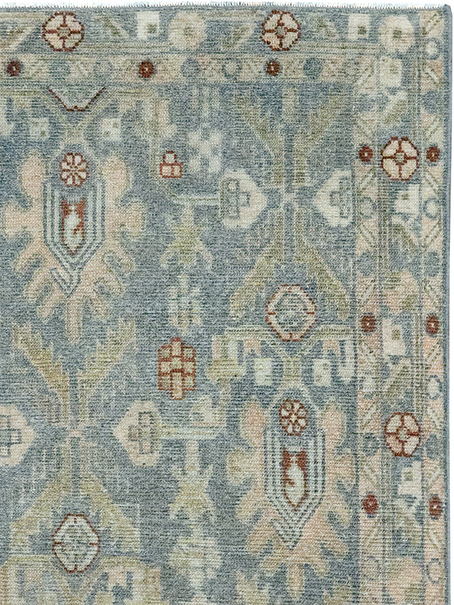 Vintage Persian Malayer Throw Rug, No.32900 - Gss